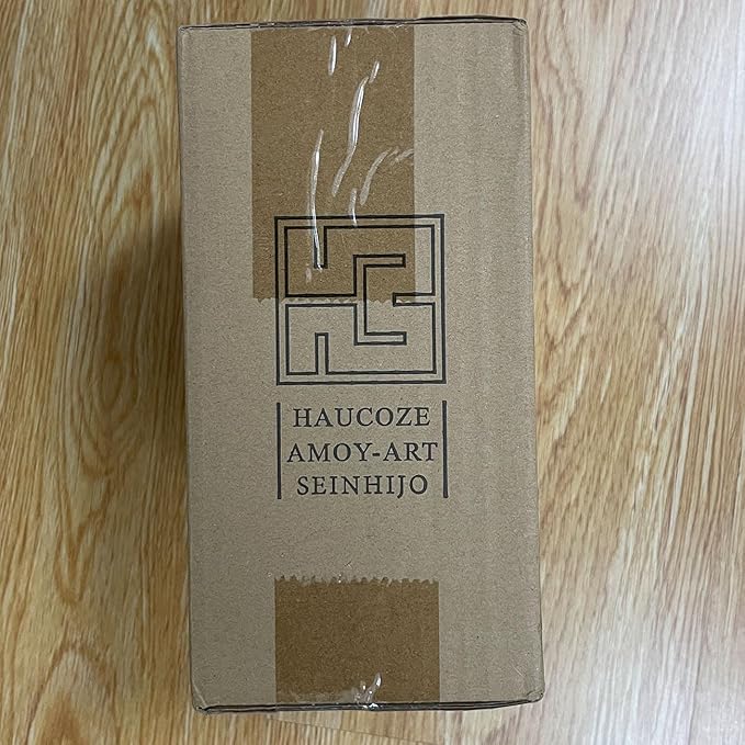 HAUCOZE 3pcs Christmas Figurine Decor Tree Statue Modern Sculpture Home Gifts Table Centerpiece Crafts Ceramic Arts 5.9inch