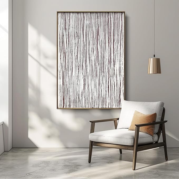 BrightA Bedroom Wall Decor Above Bed Wall Art for Bedroom Decor Wall Canvas Aesthetic Wall Art Handmade Paintings 27.6"x39.3"