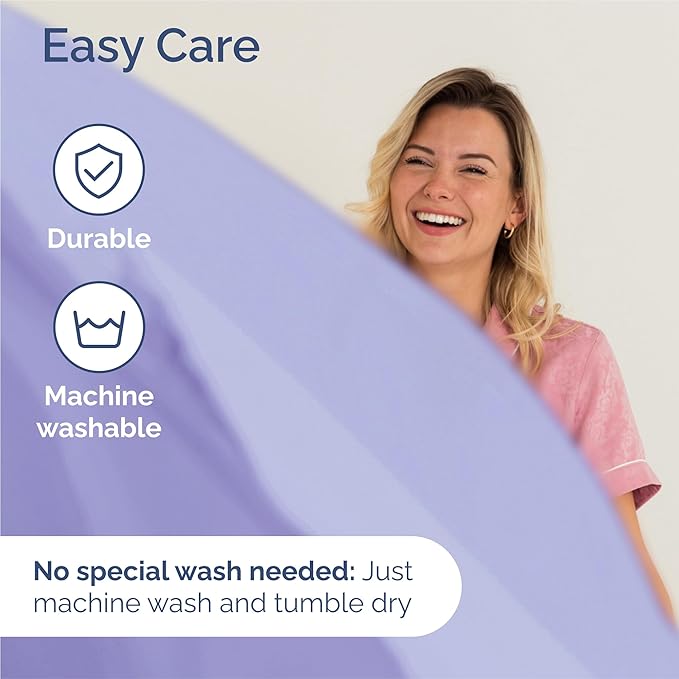 King Size 4 Piece Sheet Set - Comfy Breathable & Cooling Bed Sheets Set - Hotel Luxury Bedding for Women, Men, Kids, Teens, Boys & Girls - Deep Pockets, Ultra-Soft, Wrinkle Free - Oeko-Tex - Lavender