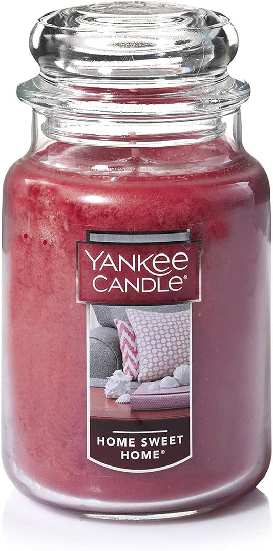 Yankee Candle Home Sweet Home Scented Classic 22oz Large Jar Single Wick Candle Over 110 Hours of Burn Time Ideal for Fall Outdoors and Christmas Decorations