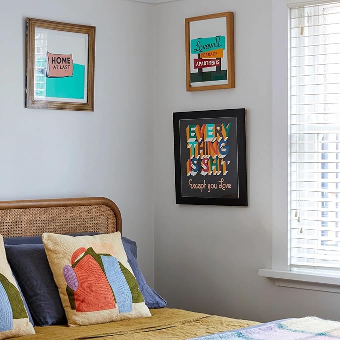 5x7 Picture Frames Brown Woodgrain,Made of Real Glass for 5x7 Rustic Natural Wood Frames Set of 3, Poster/Art Frames,Wall Tabletop Display Gallery Family Memorial Pic Frame Gift