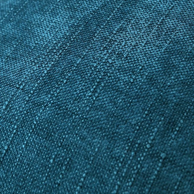 Set of 4 Soft Textured Decorative Throw Pillow Covers 24x24 Inch Cozy Farmhouse Cushion Cover Square Accent Pillow Cases for Bed Couch Sofa Living Room, Teal