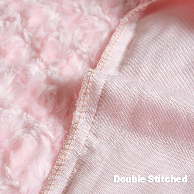 FUTEI Pink Decorative Throw Pillow Covers 12x20 Inch Set of 2,Soft Solid Rose Textured Lumbar Pillow Case,Modern Home Decor for Couch Sofa Bed Living Room