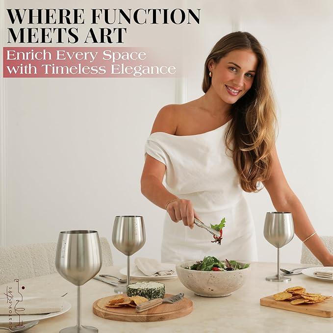 Gusto Nostro 8" Decorative Travertine Bowl for Coffee Table - Elegant Centerpiece, Aesthetic Fruit Bowl for Kitchen Counter - Heavy Stone Entryway Catch all, Jewelry, Potpourri - Travertine Decor