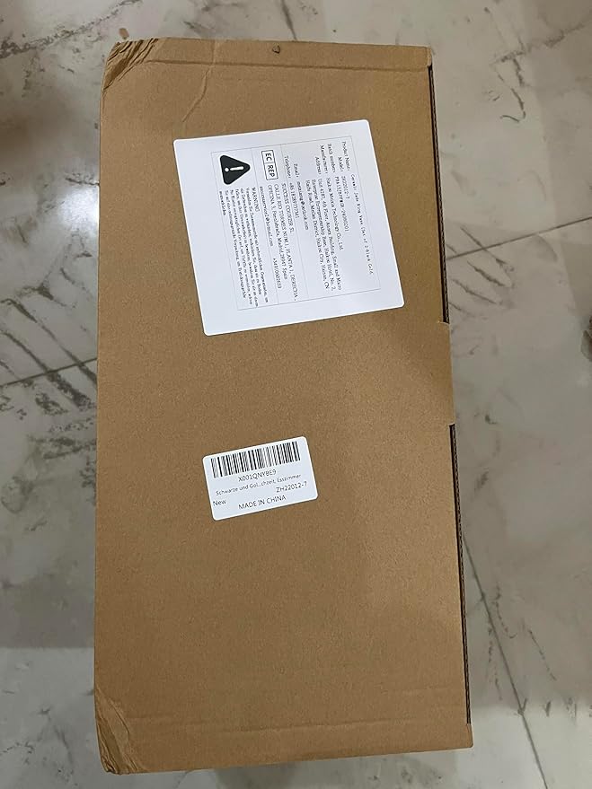 Black and Gold Vase Ceramic Black Vases Home Decor,Modern Minimalist Circle with Hole Decorative Vase, Hollow Ellipse Flower vases for Bookshelf, Fireplace Mantle, Centerpieces,Farmhouse,Rustic Décor