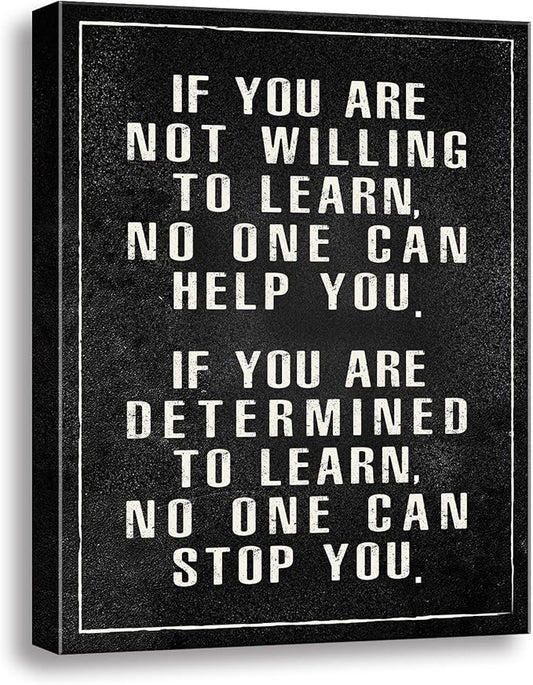 Inspirational Office wall art Motivational posters for home decor Positive Quotes wall prints Encouragement Gifts Positive Sayings for Wall Decor preppy room wall decor A-288