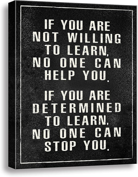 Inspirational Office wall art Motivational posters for home decor Positive Quotes wall prints Encouragement Gifts Positive Sayings for preppy wall decor A-407