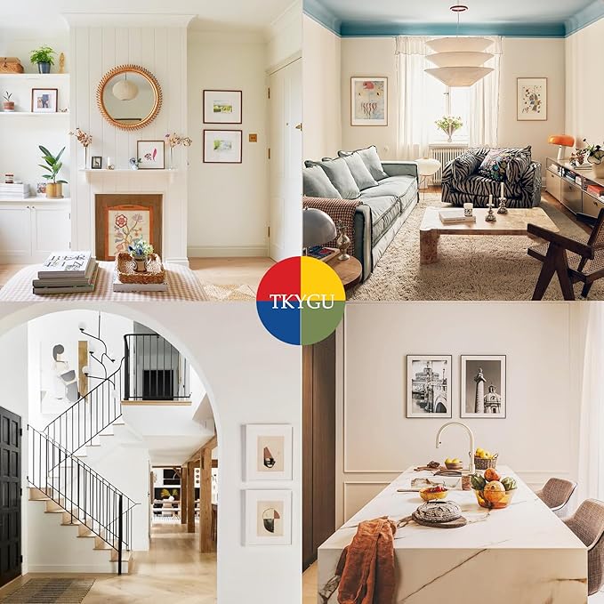 8 × 10 wood grain picture frame HD glass 4 color picture frames a set of 4, display pictures 5 × 7 cushion or 8 × 10 modern style wood grain composite picture frame, the best gift for friends and relatives