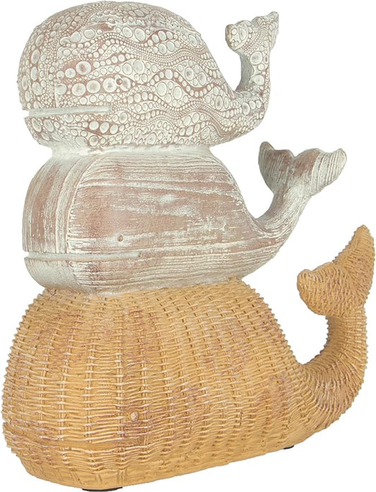 Boho Whale Statues Modern Art Sculpture Home Decor Ornaments for Bedroom, Office Living Room, Desktop, Cabinets