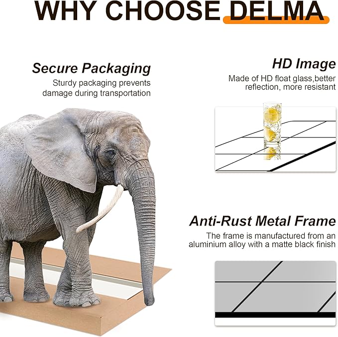 Wall Mirror, Full Length Floor, Window Pane for Living Room Decor, Decorative Wall Art, Large Wall for Bedroom, Hallway, Living Room Arch-38"X24"