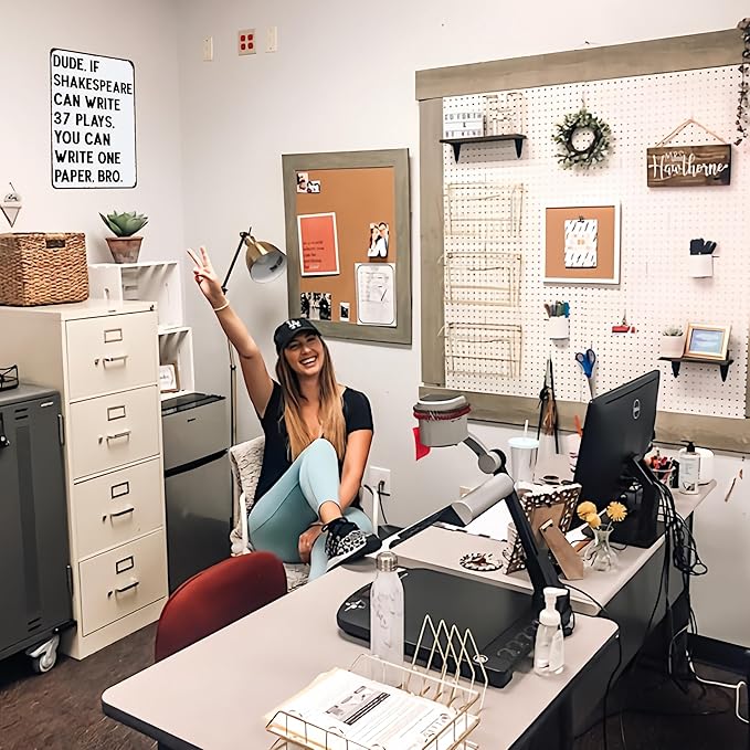 Students Teachers Gift If Shakespeare can Write 37 Plays You can Write One Paper Funny Math/English/Science/History Class Tin Sign for Home Classroom Study Room Wall Decor 8x12 Inch (3228)