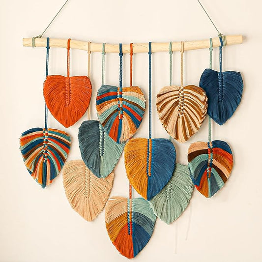 Boho Wall Decor - Large Macrame Wall Hanging - Boho Bedroom Wall Decor - Wall Tapestry For Bedroom - 31x39 inches