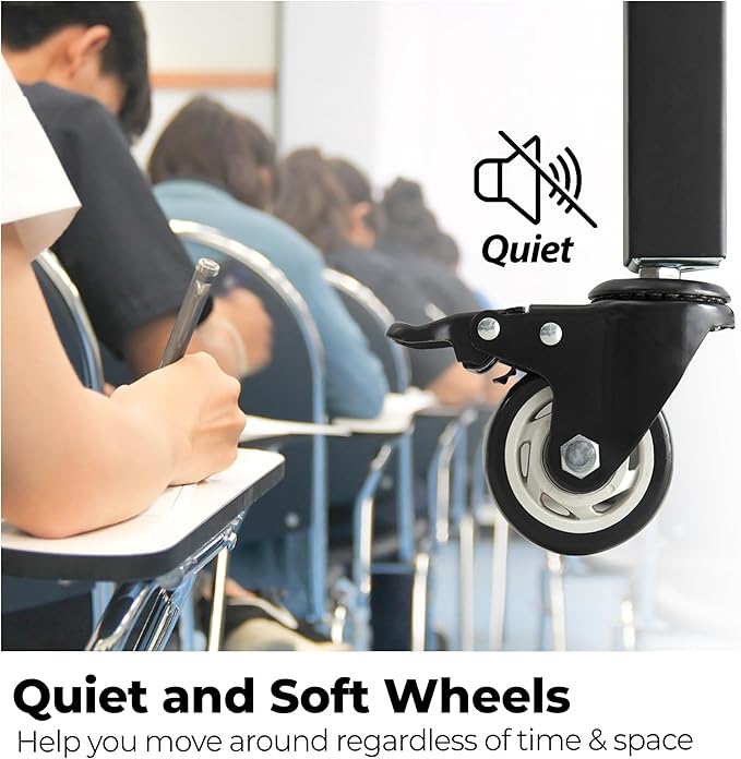 HOMEDANT House 5-Tier Metal Boltless Rolling Cart Shelf Rack Casters Heavy Duty Wheel Shelving Unit Adjustable Utility Storage Shelves Organizer Shelf Kitchen Garage 48.1" W x 18.5" D x 75.4" H 3Pack