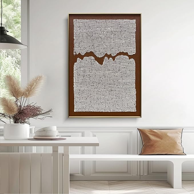 BrightA Multi-Scene Canvas Wall Art for Living Room Bedroom Office Framed Modern Paintings Abstract Large Wall Canvas Decor with Oil Texture 27.6"x39.3"