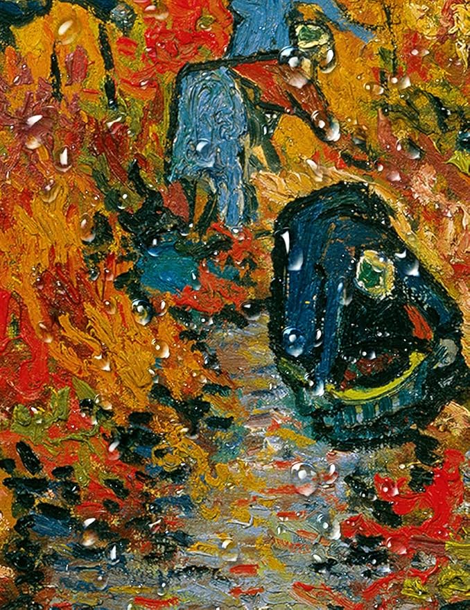 DECORARTS - The Red Vineyards, Vincent Van Gogh Art Reproduction. Giclee Canvas Prints Wall Art for Home Decor 30x24