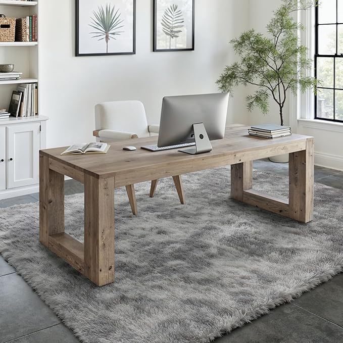 Grey Area Rugs 4x6 for Living Room, Shag Rug Washable Non-Slip Large Area Rug Super Soft Indoor Fuzzy Carpet Fluffy Rugs for Bedroom Home Aesthetic Decor