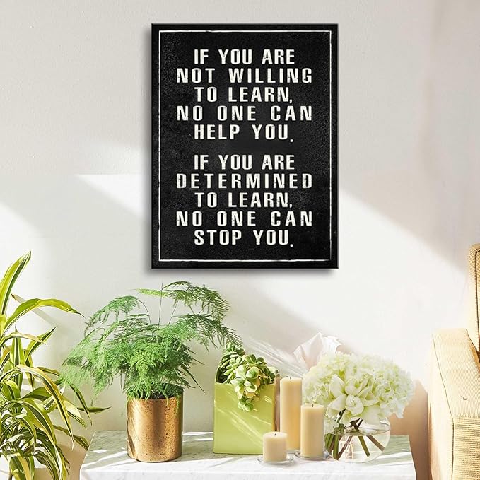 Inspirational Office wall art Motivational posters for home decor Positive Quotes wall prints Encouragement Gifts Positive Sayings for preppy wall decor A-407