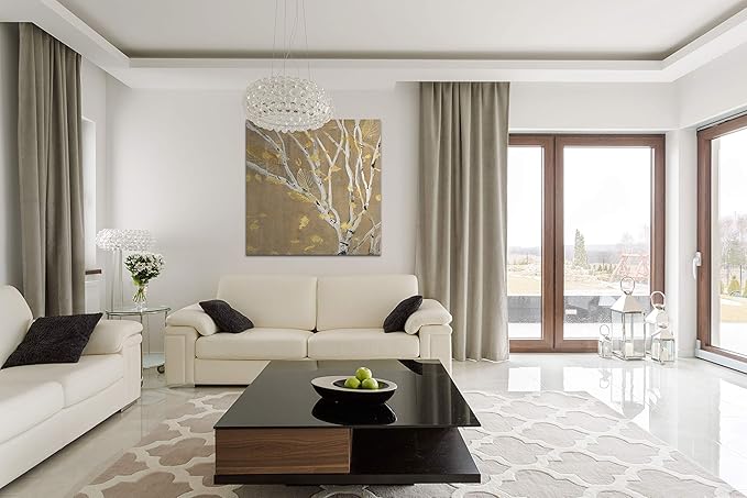 Wexford Home Birch Wood III-Gallery Wrapped Canvas Art Print, 10x10