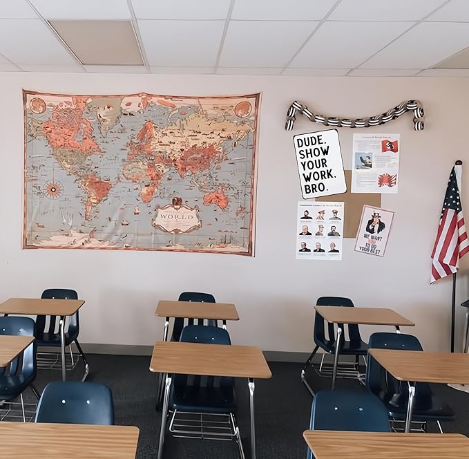 Students Teachers Gift High School Middle School Sign Funny Math/English/Science/History Class Tin Sign for Home Classroom Study Room Wall Decor 8x12 Inch (3127)