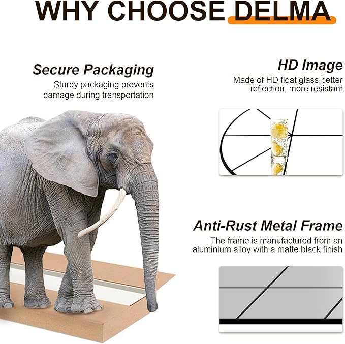 Wall Mirror,Full Length Floor, Window Pane for Living Room Decor, Decorative Wall Art, Large Wall for Bedroom, Hallway, Living Room Arch-27"X55"