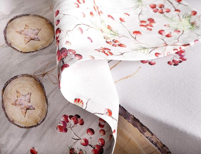 Maison d' Hermine Cloth Napkins Set of 4 100% Cotton Everyday Reusable Square Napkins Cloth Washable, Dinner, Party, Wedding, Restaurant (Mountain Life, 20" x 20")