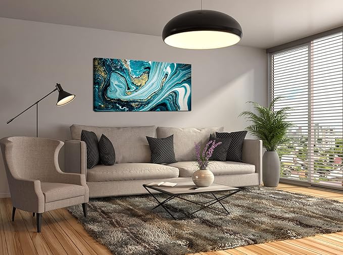 XXMWallArt FC2775 Abstract Texture Wall Art Marble Vortex Canvas Prints Painting for Living Room Bedroom Kitchen Home and Office Wall DecorWall Decor Home Decor