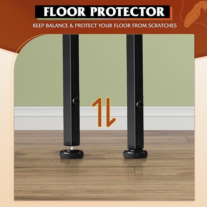 WLIVE Tall Dresser for Bedroom, 7 Drawer Dressers & Chests of Drawers, Fabric Dresser for Closet, Night Stand with Metal Frame, Storage Tower with Fabric Bins, Woodtop, Charcoal Black Wood Grain Print