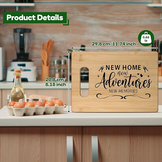 Housewarming Gifts New Home,New Home Gift Ideas,House Warming Gifts for Women Men,Cutting Board Kitchen Gifts,Best Housewarming Gifts 2025,First New Home Gift for Couples,Closing Gifts for Home Buyers