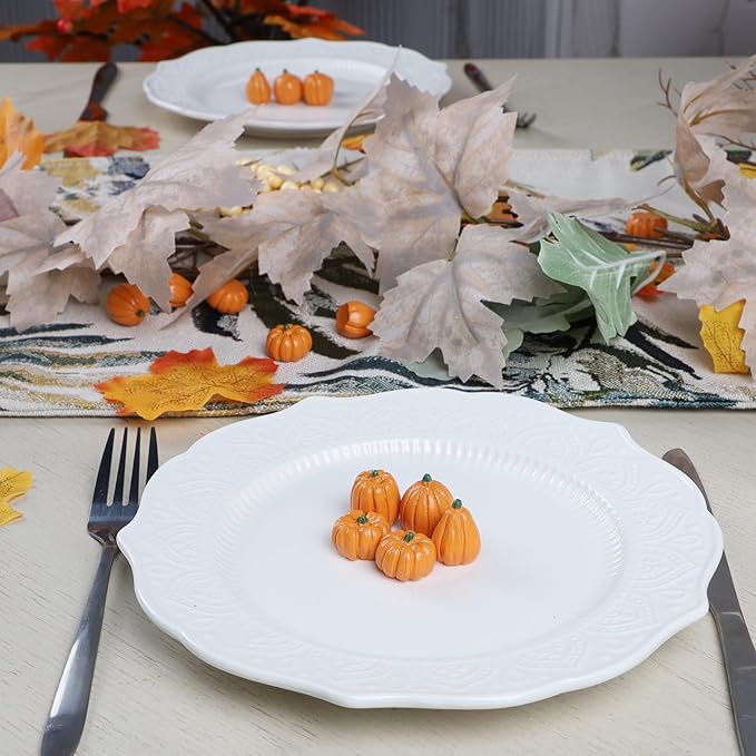 winemana Mini Pumpkins Fall Decorations-80 Pack Thanksgiving Small Pumpkins Fall Vase Bowl Filler, Fall Table Decor for DIY Crafts Home Indoor Halloween Harvest Autumn Decorating (Orange)