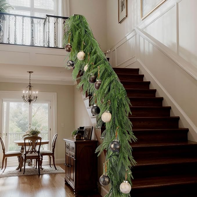 12 Pcs Neutral Textured Christmas Ball Ornaments 2.36'' Vintage Christmas Tree Decor Modern Rustic Brown Ornaments with Loop Shatterproof Hanging Ball for Xmas Farmhouse Decor (Vintage Copper)