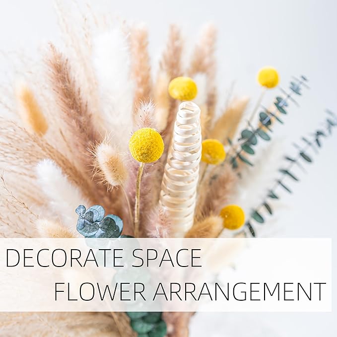 WILD AUTUMN Eucalyptus and Pampas Grass Boho Decor Dried Flowers Mix Bouquet Billy Balls Bunny Tail Home Wedding Rustic Farmhouse Decor