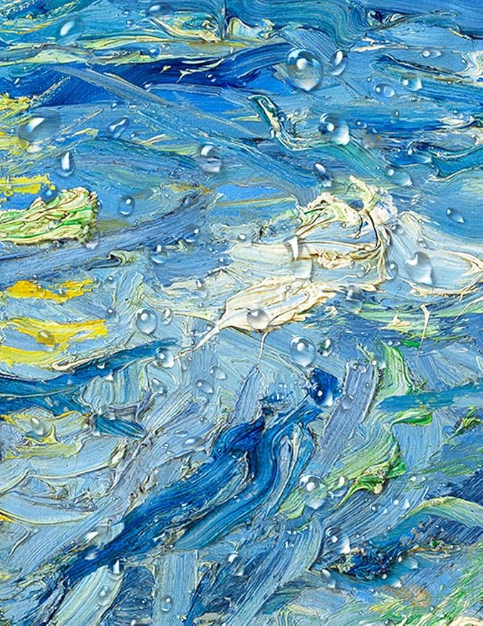 DECORARTS - Fishing Boats At Sea, Vincent Van Gogh Art Reproduction. Giclee Canvas Prints Wall Art for Home Decor 30x24