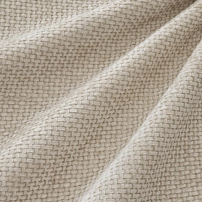 MIULEE Pack of 4 Couch Throw Pillow Covers 18x18 Inch Cream Soft Decorative Chenille Pillow Covers Farmhouse Accent Cushion Covers for Boho Home Decor Sofa Bedroom Living Room