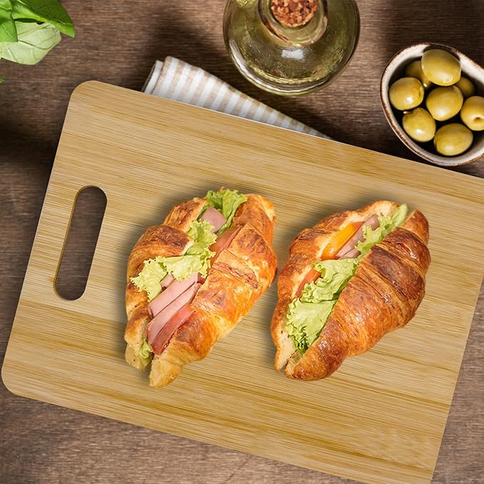 Personalized Cutting Board, Engraved Bamboo Cutting Board for Housewarming 12.2"L x 8.7"W x 0.4"Th, House Warming Gifts New Home, New House Gift Ideas,New Home New Adventure New Memories