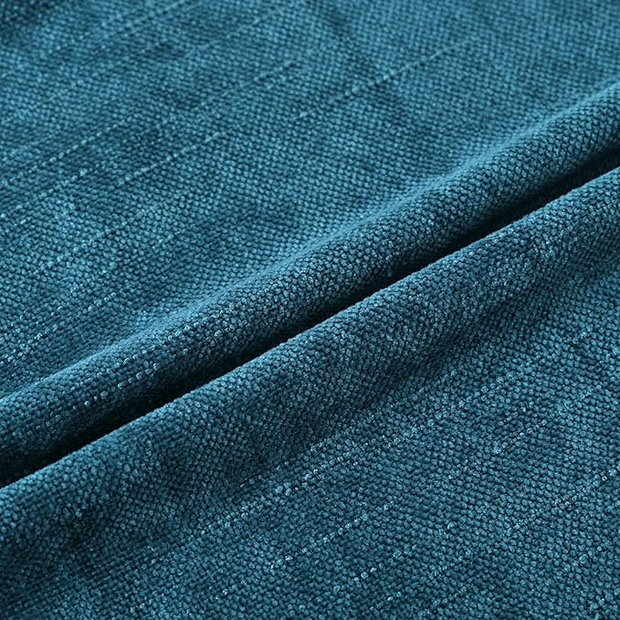 Set of 4 Soft Textured Decorative Throw Pillow Covers 20x20 Inch Cozy Farmhouse Cushion Cover Square Accent Pillow Cases for Bed Couch Sofa Living Room, Teal