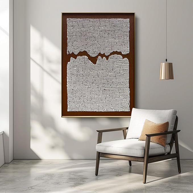 BrightA Multi-Scene Canvas Wall Art for Living Room Bedroom Office Framed Modern Paintings Abstract Large Wall Canvas Decor with Oil Texture 27.6"x39.3"