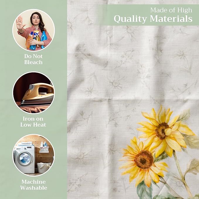 Maison d' Hermine Cloth Napkins Set of 4 100% Cotton Everyday Reusable Square Napkins Cloth Washable, Dinner, Party, Wedding, Restaurant, Spring/Summer (Candice, 20" x 20")