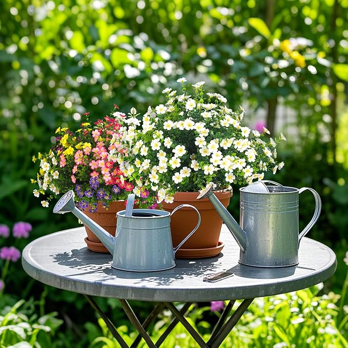 Outdoor Artificial Flowers UV Resistant & Fade Proof, 12 Pack Realistic Fake Flowers for Garden, Patio, Lawn Decor - Weatherproof Plastic Plants (White)