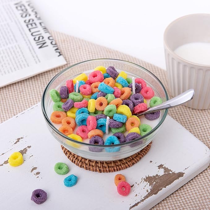 Fruity Loops Cereal Bowl Scented Soy Candle