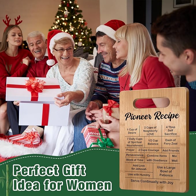 JW Pioneer Gifts 2025, Jehovah Witness Gifts Idea, JW Gifts for JW Jehovah's Witnesses JW Pioneer Convention Kids Women Men, Pioneer Recipe Cutting Board