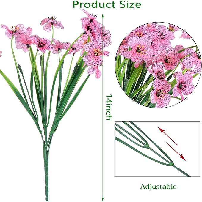 2 Pcs Artificial Hanging Flowers Fake Mums for Outdoor Fall Decorations, UV Resistant Fake Hanging Plants Faux Silk Daisy Flowers for Home Outside Garden Porch Planter Decor (Yellow)