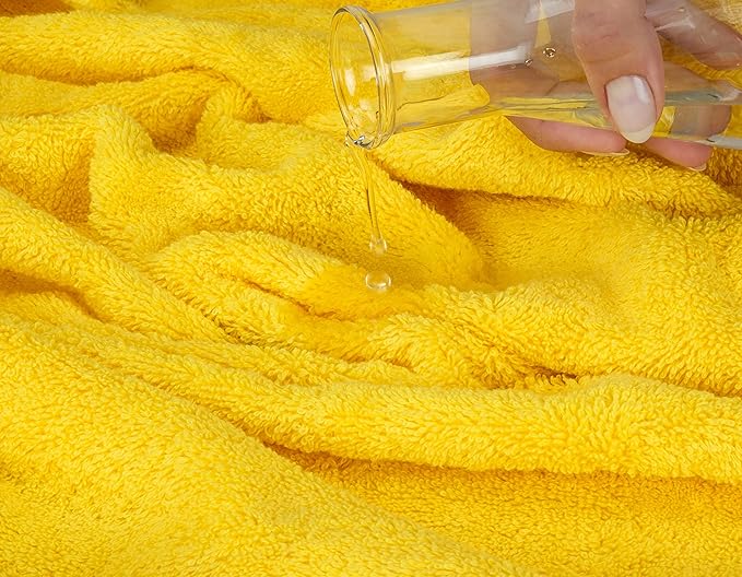 American Soft Linen 35x70 Jumbo Large Bath Towels, 600 GSM 100% Cotton Turkish Bath Sheet, Oversized Luxury Bath Towels for Bathroom Beach and Pool, Yellow