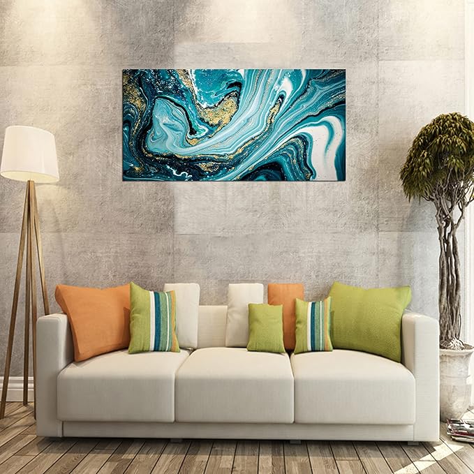 XXMWallArt FC2750 Abstract Texture Wall Art Marble Vortex Canvas Prints Painting for Living Room Bedroom Kitchen Home and Office Wall DecorWall Decor Home Decor