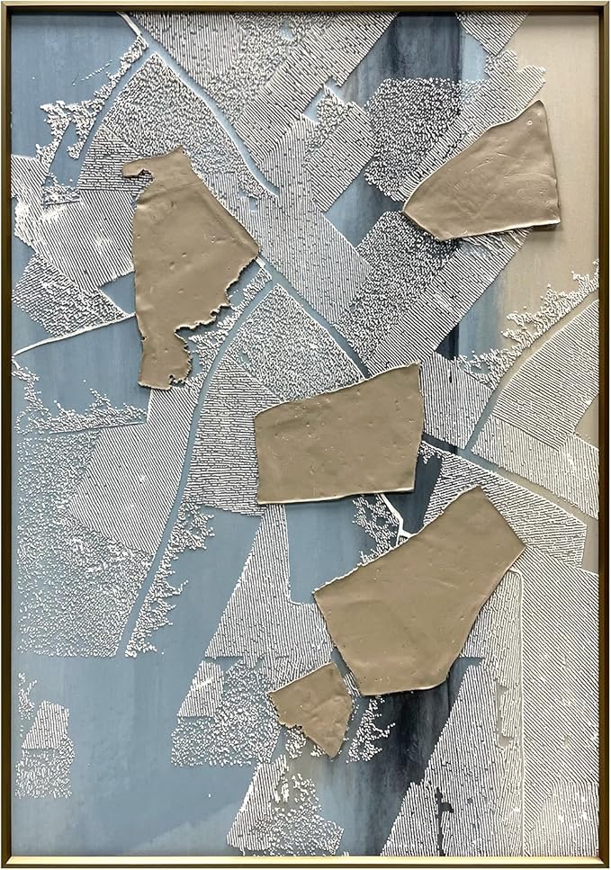 BrightA Large Framed Canvas Wall Art for Living Room and Bedroom Black and White Abstract Canvas Painting Wall Decor with Gallery Style 27.6"x39.3"