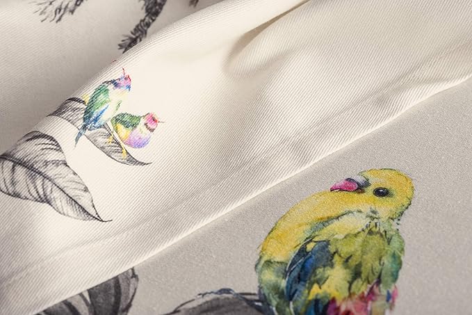 Maison d' Hermine Cloth Napkins Set of 4 100% Cotton Everyday Reusable Square Napkins Cloth Washable, Dinner, Party, Wedding, Restaurant (Amazonia, 20" x 20")