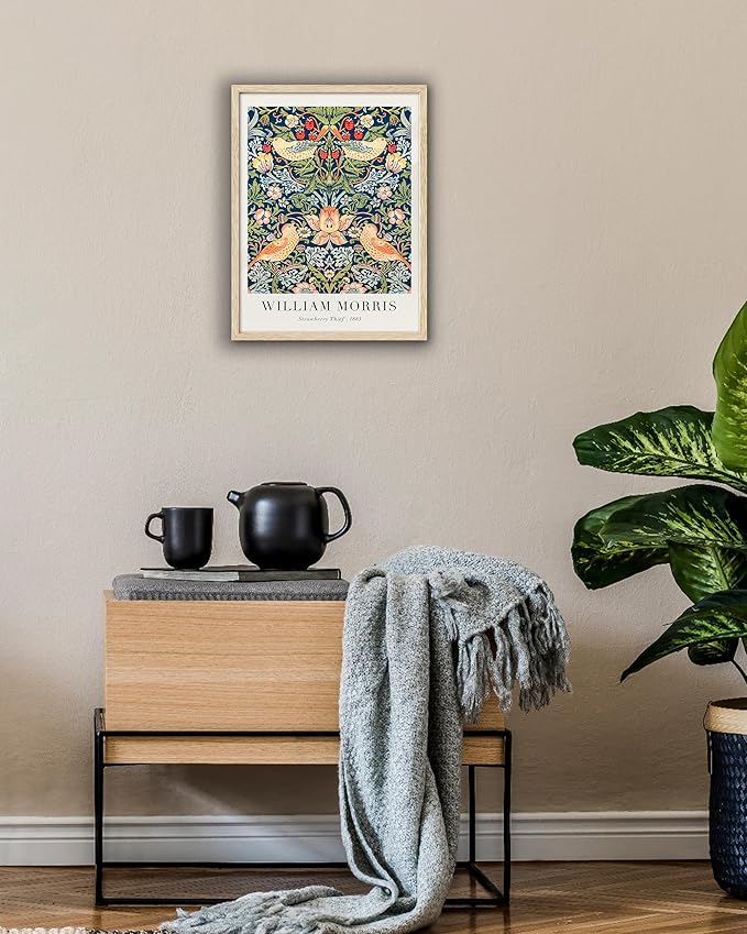 UPWOIGH 12x16 Oak Wood Picture Frame - Minimalist 12x16 Poster Frame, 12"x16" Picture Frame Wood, Natural Solid Wooden Picture Frames for Wall Art Photo and Prints,1 Pack