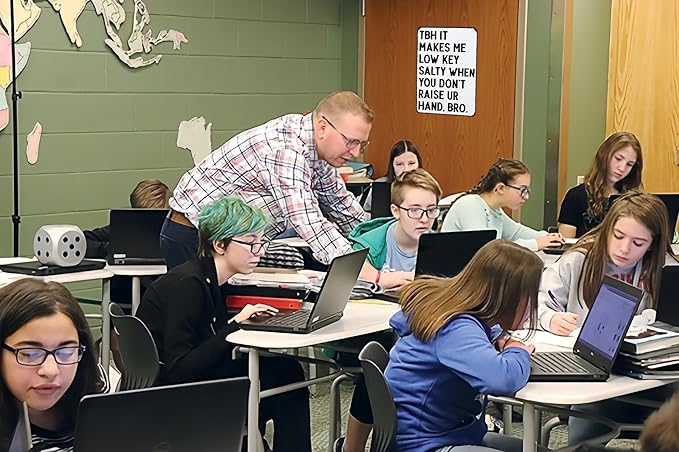 Students Teachers Gift High School Middle School Sign Funny Math/English/Science/History Class Tin Sign for Home Classroom Study Room Wall Decor 8x12 Inch (3126)