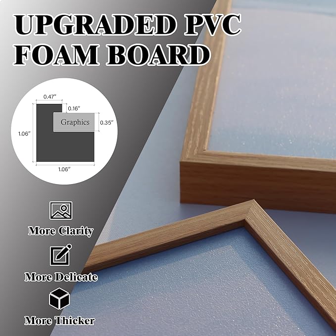 Modern Large Abstract Wall Art - Framed Decor for Living Room, Bedroom - Colorful Artwork, Aesthetic Room Decorations, Oil Painting