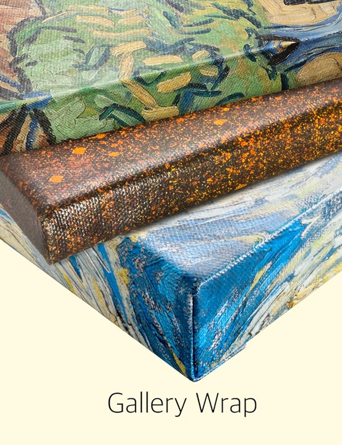 DECORARTS - Tree Roots (3 Piece Set), Vincent Van Gogh Art Reproduction. Giclee Canvas Prints Wall Art for Home Decor. 16x20, 3pcs/set