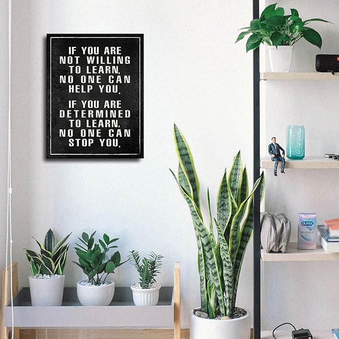 Inspirational Office wall art Motivational posters for home decor Positive Quotes wall prints Encouragement Gifts Positive Sayings for Wall Decor preppy room wall decor A-288